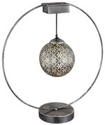 Globo 36618 - Napelemes lámpa LED/0,06W/1,2V ezüst IP44