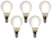 5 darabos Smart E14 LED izzó készlet P45 matt 4.2W 470 lm 2700-6500K
