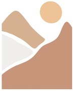 Poszter 29x41 cm Mountains – Veronika Boulová