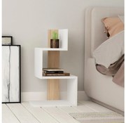 Éjjeliszekrény ROSIE 72x42 cm fehér/tölgy