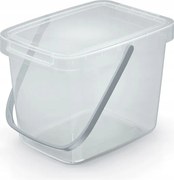 System Collec 6 literes szemetes átlátszó fedéllel