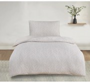 Bézs egyszemélyes jacquard ágyneműhuzat 140x200 cm Florida – My House