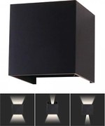 LED Kültéri fali lámpa LED/11W/230V 4000K IP65 fekete