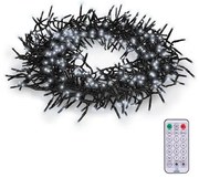Solight 1V11-W - LED Karácsonyi lánc 576xLED/8 funkció 8m IP44 hideg fehér + távirányító