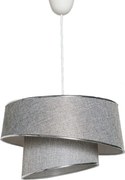 Barette függőlámpa, ezüst-szürke