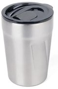 Termoszbögre, 300 ml, rozsdamentes acél, TROIKA Cup-uccino, ezüst (TROCUP30ST)