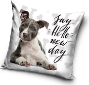 Kutyás New Day párnahuzat 40x40 cm