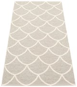 Krémszínű kültéri-beltéri futószőnyeg 70x150 cm Kotte Linen – Pappelina