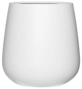 Pottery Pots Pax virágcserép, matt fehér, többféle méretben - PotteryPots méret: M - h 46 cm, ⌀ 44 cm