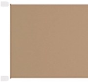 tópszínű oxford-szövet függőleges napellenző 100x1000 cm