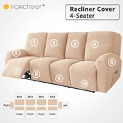 Relax Fotel Huzat (enyhén vízlepergető, 4 üléses, bézs, rugalmas)