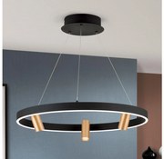 Orion HL 6-1667/3-LED állítható fényű BERLIN LED csillár, 50W, 230V, fekete/aran