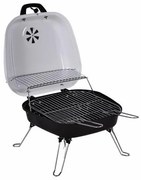 GARTHEN Faszenes hordozható grillsütő fehér