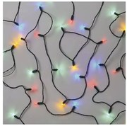 LED karácsonyi fényfüzér – hagyományos, 22,35 m, kültéri és beltéri, többszínű