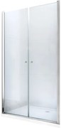 Mexen Texas 70 cm-es nyíló zuhanyajtó, átlátszó, króm - 880-070-000-01-00