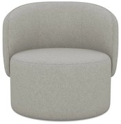 Világosszürke fotel Ipo – Makamii