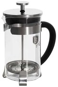 BerlingerHaus Dugattyús kávé és teafőző (350 ml) Black Silver Collection  BH/1786A