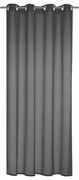 Antracitszürke függöny 140x245 cm Struktura Uni – Sehlbach