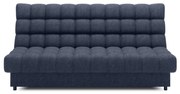 Kék zsenília kinyitható-tárolóhelyes kanapé 197 cm Clareta – ELTAP