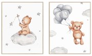 Gyerek kép készlet 2 db-os 30x40 cm Teddy Bears – knor