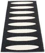 Fekete kültéri-beltéri futószőnyeg 70x150 cm Ella Black – Pappelina
