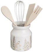 Fa konyhai eszköz készlet állvánnyal, 4 db-os Grass – Casa Selección