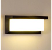 Brilagi - LED Kültéri fali lámpa BRICKY LED/12W/230V fekete IP54