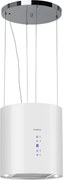 Klarstein Barett, sziget páraelszívó, Ø 35 cm, légkeringetés, 522 m³/ó, LED, aktívszén szűrő, fehér