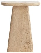 Tárolóasztal kő asztallappal 40x40 cm Kepami – Light &amp; Living