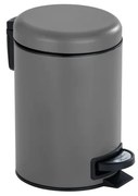 Szürke acél pedálos szemetes 3 l Leman – Wenko