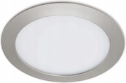 Led süllyesztett mennyezeti lámpa Briloner 17 cm, 12 W, matt nikkel, IP44