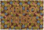 Kókuszrost lábtörlő 40x60 cm Hello There – Artsy Doormats