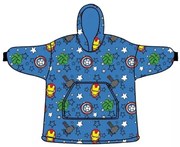 Bosszúállók Mini Hero felnőtt belebújós plüss polár takaró, poncsó