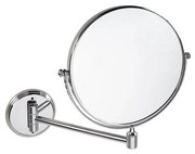 Kozmetikai tükör 23x28 cm, ezüst