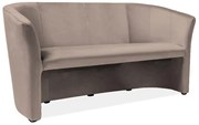 Cuba Velvet kanapé, háromüléses, bézs