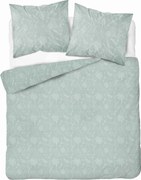 Ágynemű Garnitúra 220x200 Ágyneműhuzat Virágok Menta Levelek 4586A