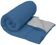 Egész éves steppelt paplan 140x200 cm üreges szálból, kék