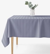 Goldea ünnepi damaszt szögletes terítő - sötétszürke csíkos 80 x 80 cm