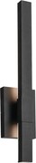 Kichler Nocar KL-NOCAR-M-BK Fali lámpa 1x20W/LED 3000K 1150lm IP44