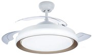 Philips-LED Mennyezeti lámpa ventilátorral LED/35W/230V 5500/4000/2700K+RC arany