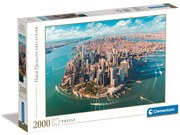 New York Lower Manhattan 2000 db-os puzzle Clementoni