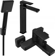 Mexen Mino R45 kád szett, fekete - 72413R45-70