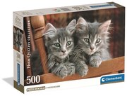 Cicás Cozy Cat 500 db-os Compact puzzle Clementoni