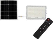 LED Kültéri napalemes reflektor LED/30W/3,2V 4000K fehér + + távirányító