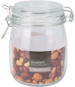 Excellent Houseware Üvegedény klipszel és üvegfedéllel 750 ml