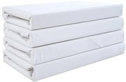 Pamut lepedő DELUXA 145x245 cm fehér