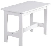 Baby fehér gyerekasztal tömör borovi fenyőből - Pinio