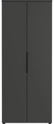 Antracitszürke ruhásszekrény 81x197 cm Mailand – Germania
