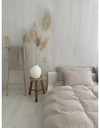 Bézs kétszemélyes muszlin ágyneműhuzat 200x200 cm Plain Muslin – Butter Kings