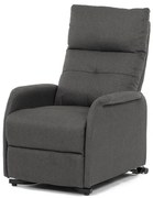 Elektromos vezérlésű szürke szövet dönthető fotel. TV-5482 GREY2